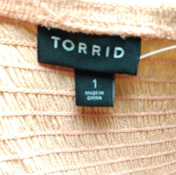 Nwt Torrid EMBROIDERED BABYDOLL - CRINKLE GAUZE - Picture 6 of 8